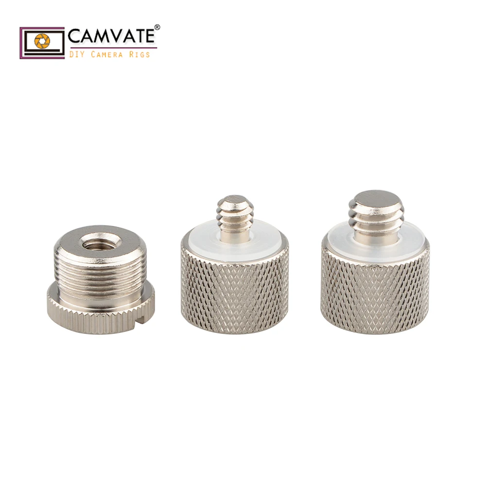 CAMVATE Mic винтовой адаптер от 1/4 до 5/8 & 3/8 C1186 аксессуары для фотокамеры|Аксессуары фотостудии| |