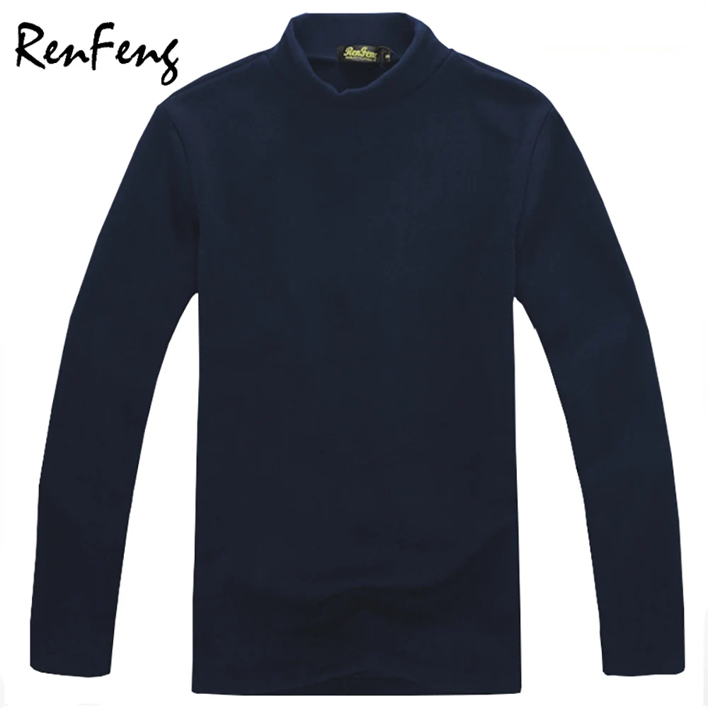 Men Casual Cotton T shirt 2018 Fashion Slim Fit Thermal Underwear Long Sleeve Solid T-Shirts Mens Winter Fleece T-shirt Male Tee (16)