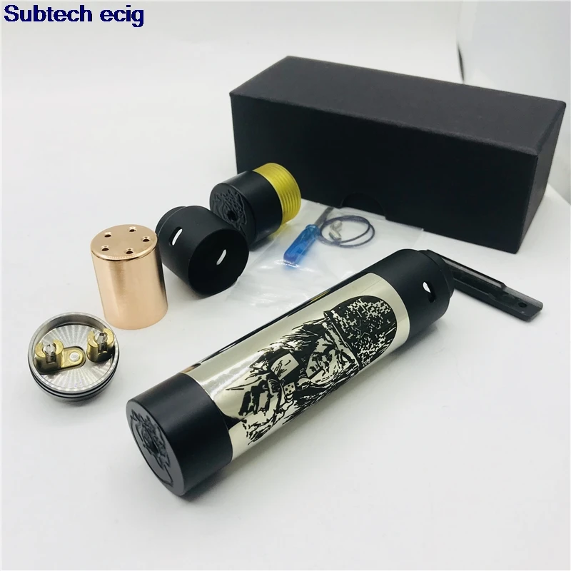 Новый стиль тонкий кусок мод с Carnage RDA модов комплект Боковая кнопка огня латунь