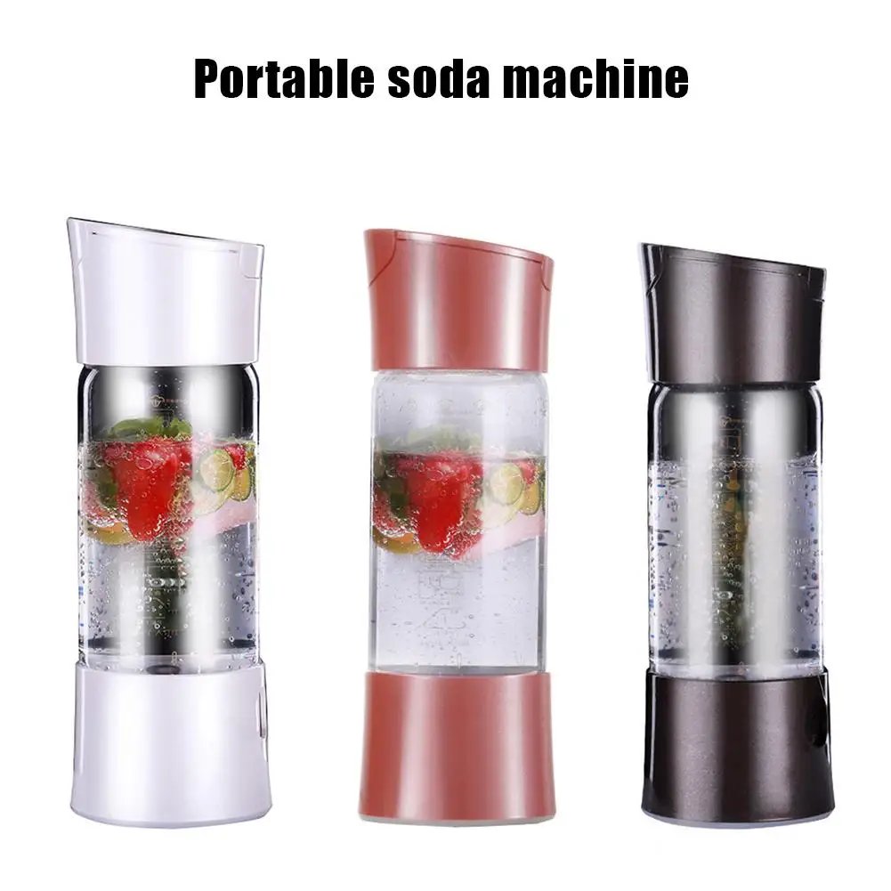 

Soda Stream Maker Portable Seltzer Bottle Carbonated Water Carbonator Cup Homemade Sparkling Beverages Machine