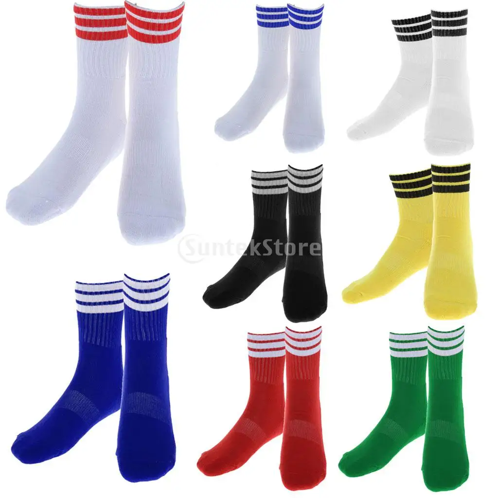 

Profeesinal Football Soccer Tennis Volleyball Stripe Short Socks Sweat Absorbing Football Socks