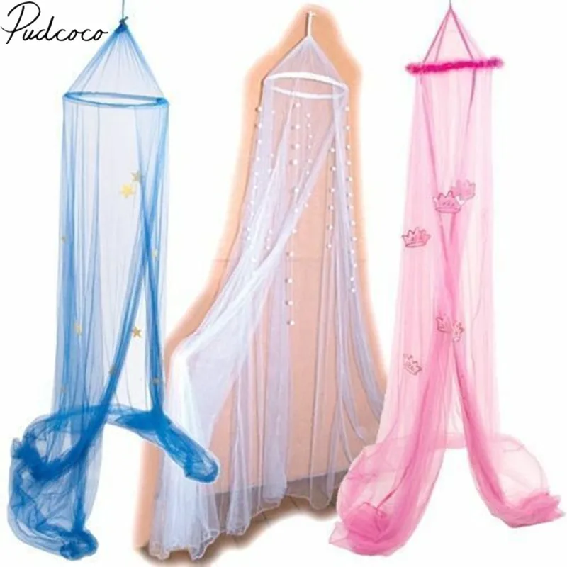 2019 Baby Bedding Crib Netting Princess Baby Mosquito Net Bed Kids Canopy Bedcover Curtain Bedding Dome Tent Elegant Lace Canopy