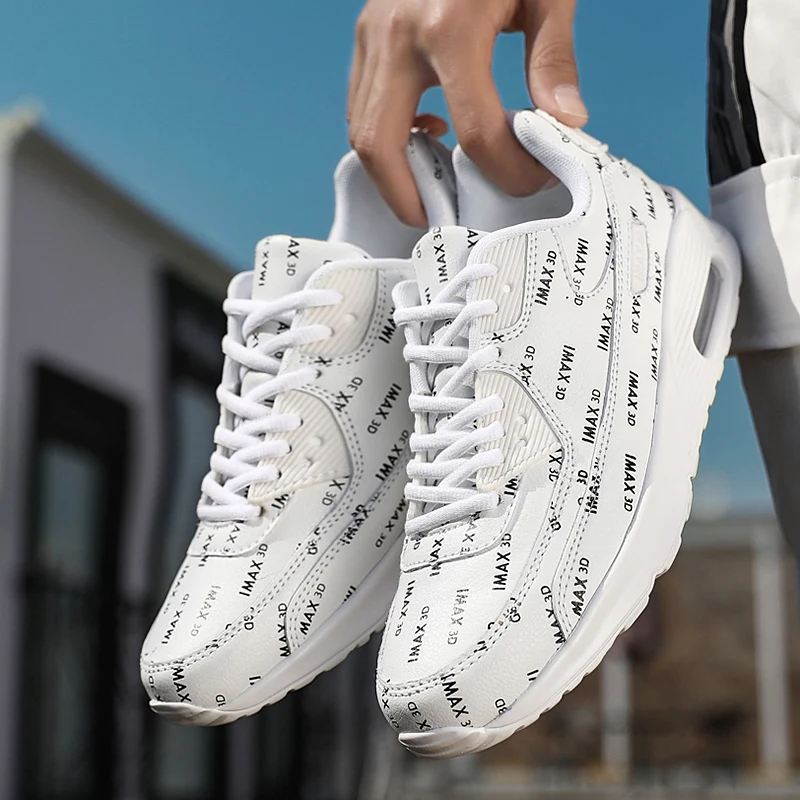 

Tenis Masculino Men Vulcanized Shoes PU Leather Comfortable Inside Breathable Casual Shoes Footwear Lace-up Male Trendy Sneakers