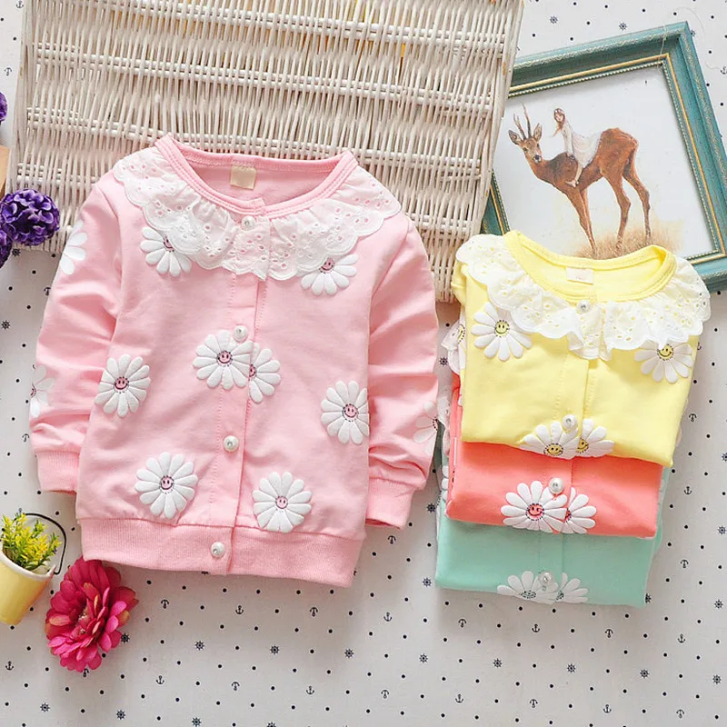 

Baby girl clothing spring autumn cotton cute coats infant girl jacket for girls outwear children baby coat toddler clothes