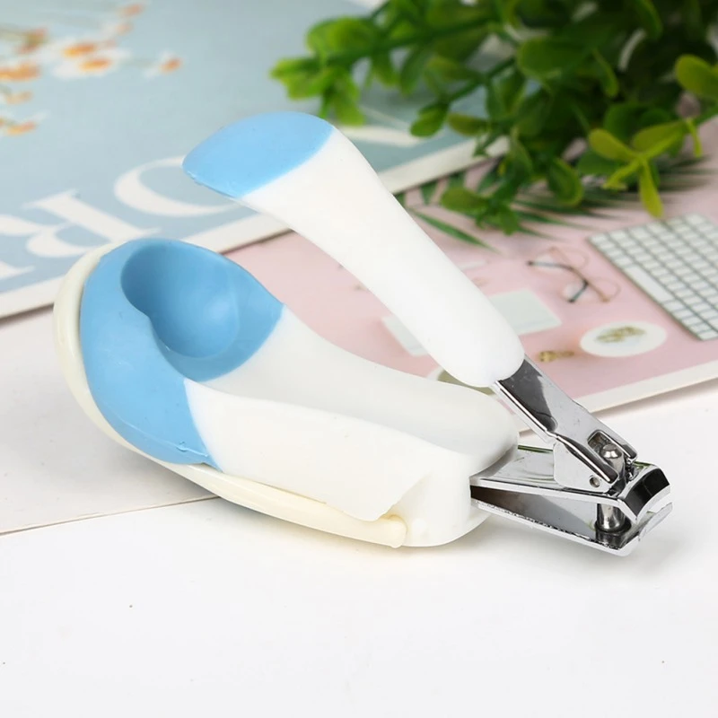 Детская Nail Clipper Симпатичные анти-клип мясо с лупой младенческой Finger триммер для собак Уход за детскими ногтями резаки для ногтей