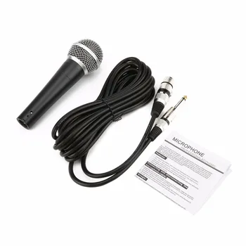 

Dynamic Condenser Wired Recording Microphone Cardioid Microphones Instrument Unidirectional Handheld Karaoke Microphone