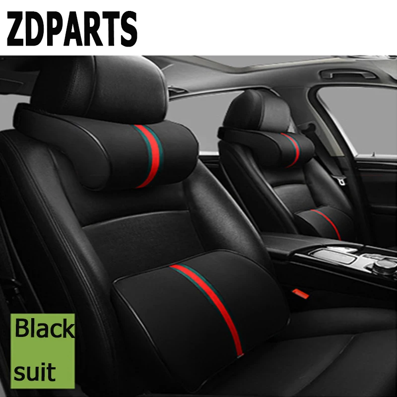 ZDPARTS Car Neck Lumbar Pillow Three Primary Colors Headrest For BMW