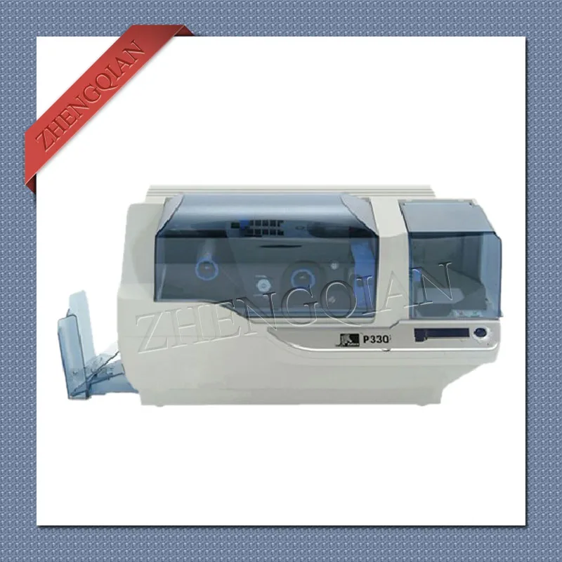 Zebra P330i id card printer single side pvc card printer with one 800015 440cn YMCKO ribbon