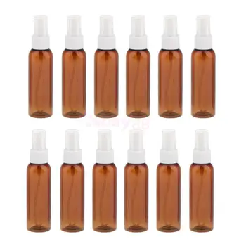 

12PCS Refillable Makeup Comestic Empty Spray Bottle Liquid Cream Atomizer Pump Sprayer Container Kit Set 60ml Travel