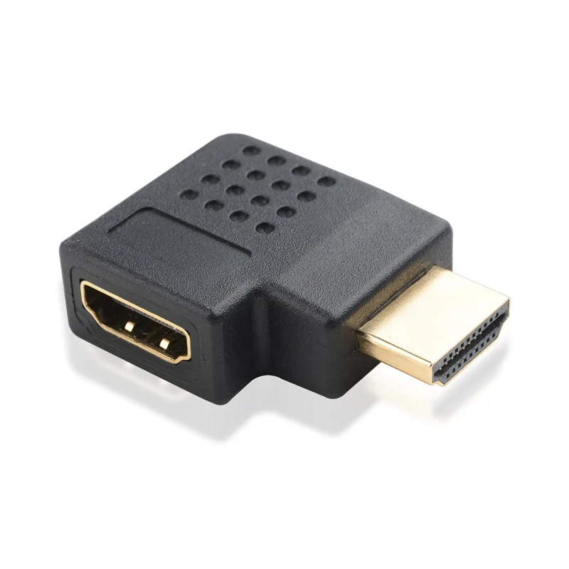 

90 Degree Left Angle Coupler Converter Adapter For HDTV New HDMI Angle Male to Female M/F Connector MAL999