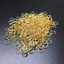 Ufavoirte 6 цветов 100 шт./лот застежка крючок Открытый круг прыгающие кольца DIY ожерелье браслет аксессуары для изготовления ювелирных изделий