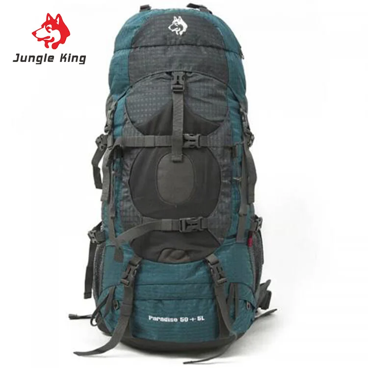 Jungle King новые сумки для альпинизма 50+ 5L Большой Вместительный рюкзак с качественной системой с непромокаемым чехлом кг