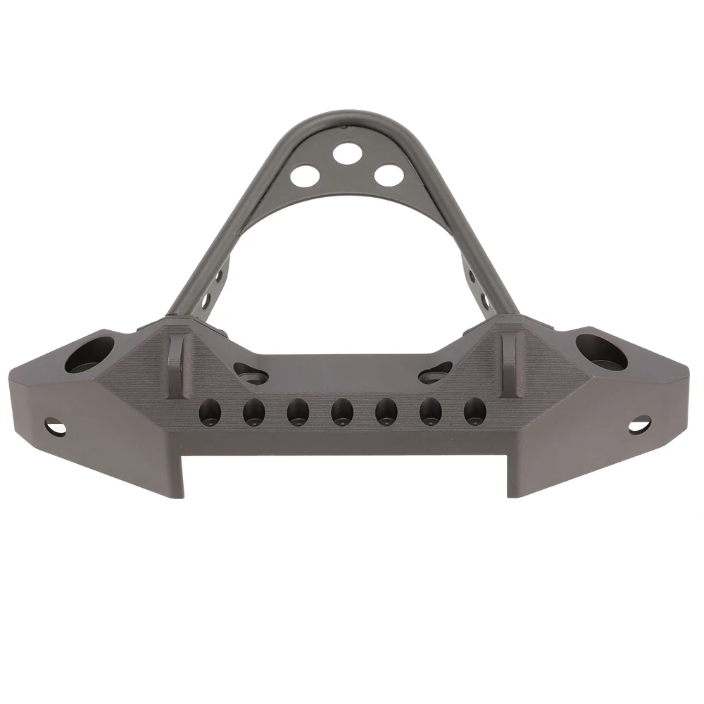 

Metal Front Bumper with Light for 1/10 RC Crawler Car Traxxas Axial SCX10 & SCX10 II 90046