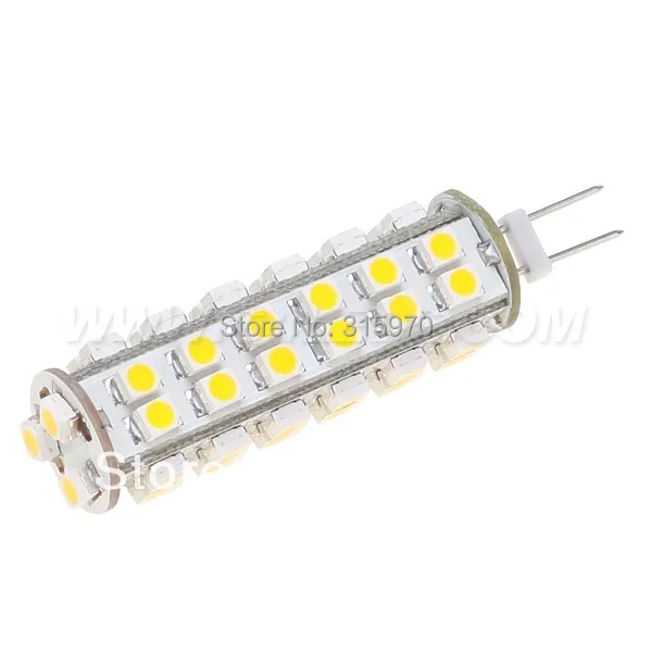 Супер яркий G4 светодиодный 3528 SMD G4 светодиодный высокомощный G4 Светодиодный светильник 51 светодиодный светильник с широким напряжением AC/DC10-30V теплый белый 5 шт./лот