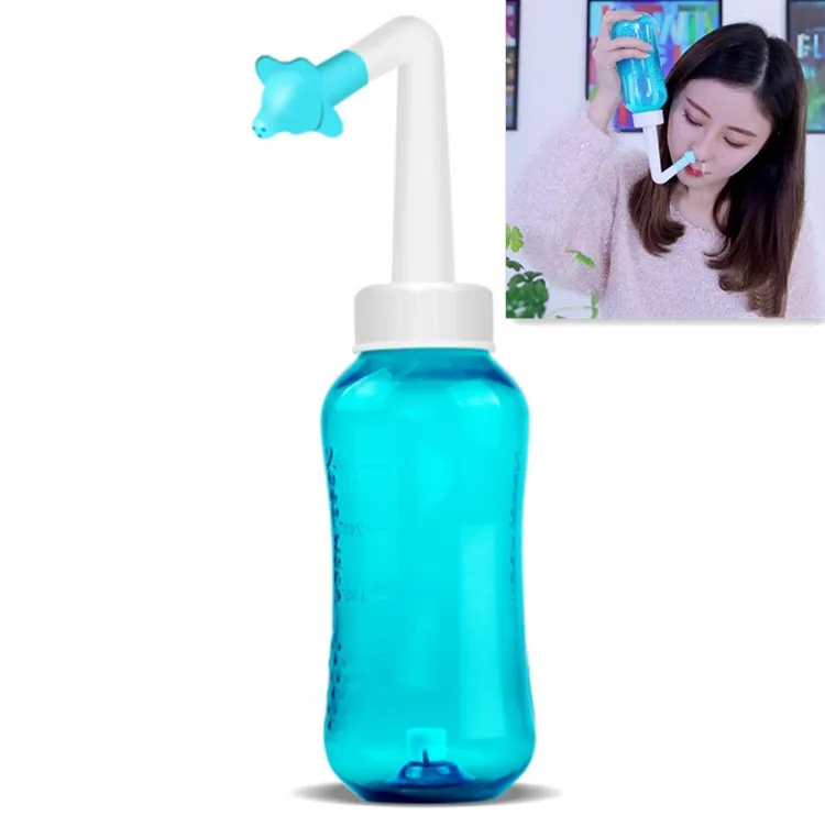 

Adults Children Nasal Wash Cleaner Nose Protector Cleans Moistens Child Adult Avoid Allergic Rhinitis Neti Pot 300ML
