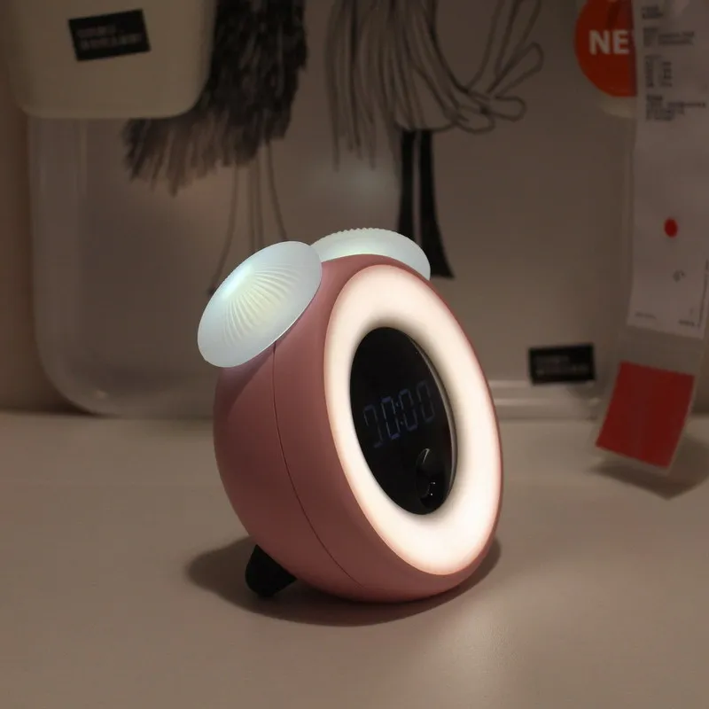 2020 ночник умный свет времени USB зарядка датчик человека креативный затемняющий