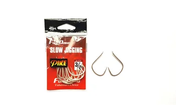 

6PCS Fishing High carton steel jigging slowjig Single Hook Jig Lure Jigbait spoon Deep Sea 1/0 2/0 3/0 4/0 5/0
