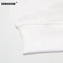 XUANSHOW 2018 Women Sweatshirts Hoodies Character Printed Casual Pullover Cute Jumpers Top Long Sleeve O-Neck Fleece Tops S-XXL