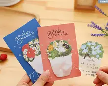 

Creative flower Potted plants Office memo pad 15pcs free shipping