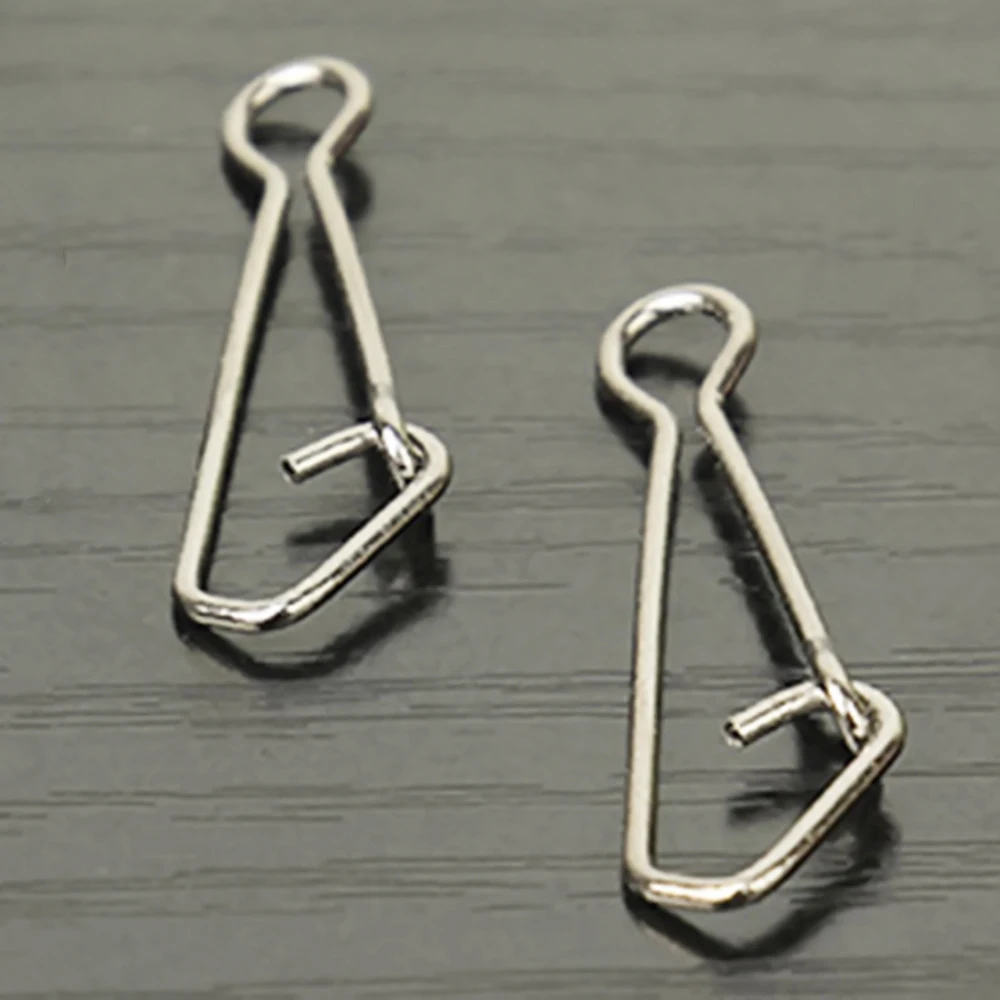 

JOSHNESE 100pcs Rolling Fishing Swivel With Nice Snap Black Nickle Brass Hard Fishing Lure Connector Fishing Accessories