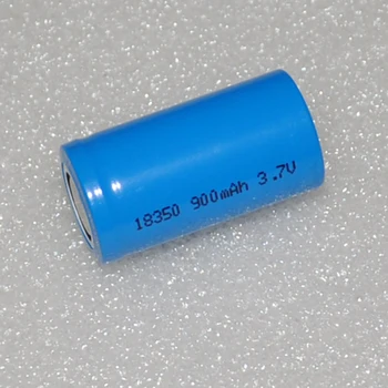 

4 6 10pcs 3.7v INR 18350 rechargeable lithium ion battery cell 900MAH for LED flashlight torch and speaker