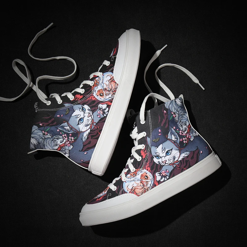 Culture Confortable D'origine Travail Chat Chaussures Idx Chinois Im Homme Oldschool Graffiti Rue qE8wfx