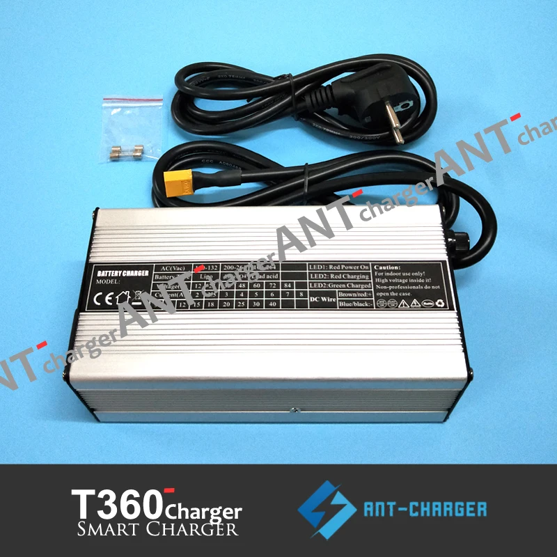 14,6 V 20A Электрический велосипед Ebike зарядное устройство 14.6V20A алюминиевый корпус Смарт зарядное устройство для 12 V 4S LiFePO4 аккумулятор