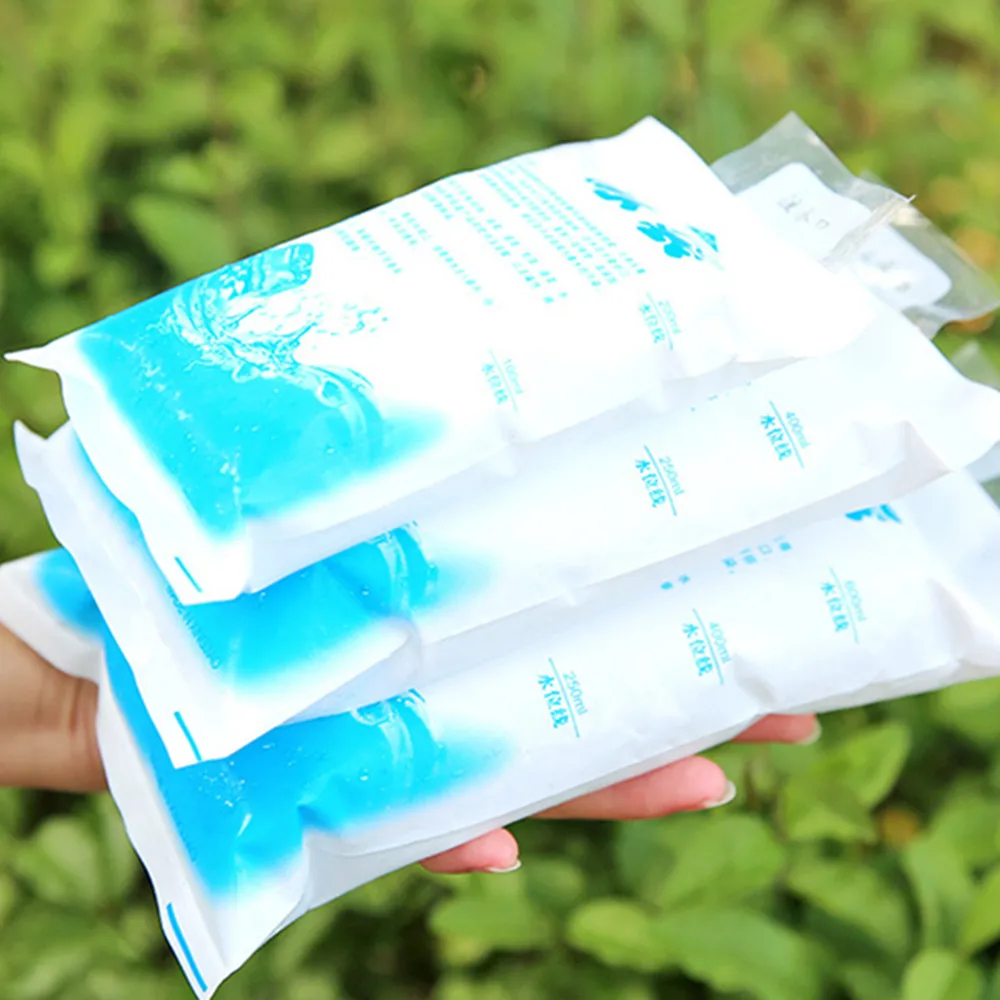 

10pcs/set cheap Insulated in-customized reusable dry cold ice pack gel cooler bag for lunch box food cans wine medical