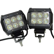 2 шт. 18 Вт светодиодный рабочий свет бар 12 В светодиодный Трактор Рабочий свет противотуманная фара внедорожный 4X4 автомобиль ATV точечный прожекторный дальний для грузовиков 24 В