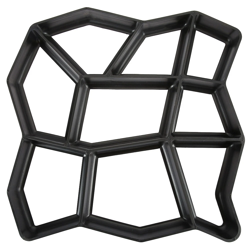 Plastic path maker mold 37*40*4 cm manually paving cement brick stone