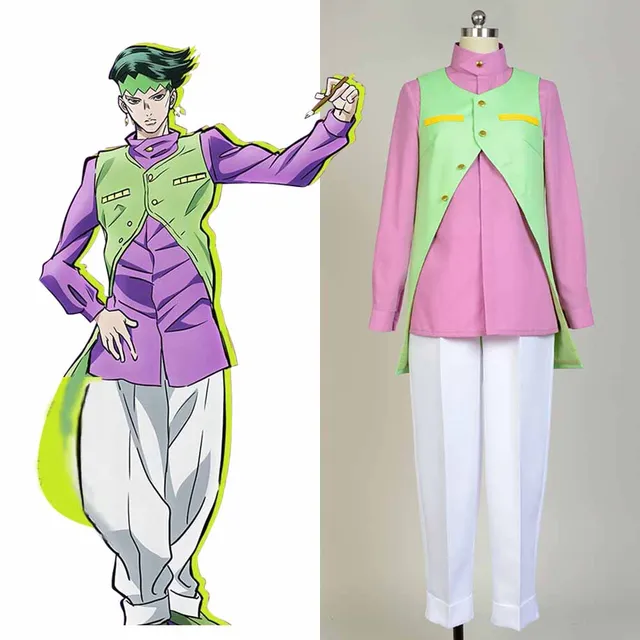 JoJo's Bizarre Adventure Rohan Kishibe Cosplay Costume Full Sets
