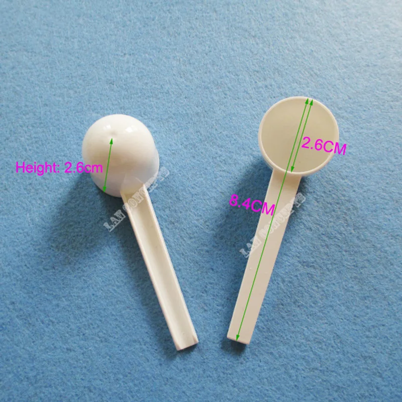5g plastic measuring scoop small spoon white 11