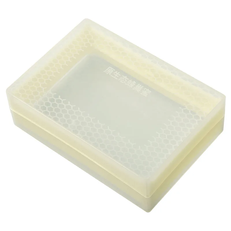 

2015 New Honeycomb Frame Box(500g Capacity) Containing Foundation Bees Produce Honey Collection Storage Box