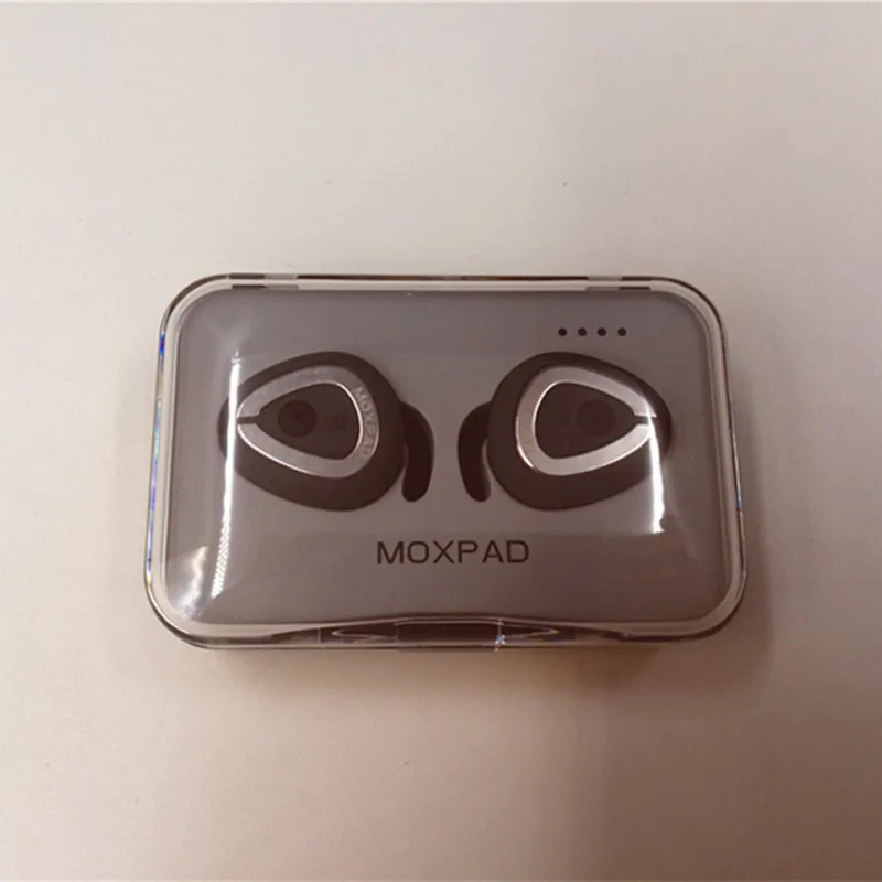 Moxpad M6 Беспроводной наушники отделяя вкладыши Bluetooth 4,1 наушники TWS стерео музыкальные гарнитуры с зарядным чехол