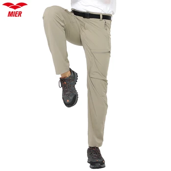 MIER Men's Stretch Cargo Pants Lightweight Nylon Hiking Pants, Quick Dry & Water Resistant, 5 Zipper Pockets
MIER Men's Stretch Cargo Pants Lightweight Nylon Hiking Pants, Quick Dry & Water Resistant, 5 Zipper Pockets