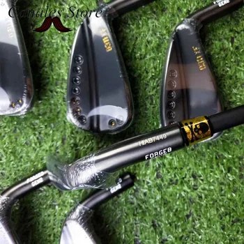 

Golf clubs 0311xf gen2 golf irons skull black Golden Diamond Paint 56789WGL 9piece graphite steel shaft with rod cover