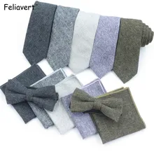 3 шт. узкий галстук комплекты Мужская галстук-бабочку носовые платки и галстуки Cravate бойфренда, галстуки рождественские подарки Corbatas Вечерние