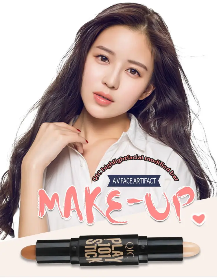 

Highlighter Face Concealer Contouring Bronzers Highlighters Pen Cosmetic 3D Makeup Corrector Contour Stick