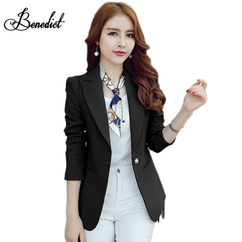 Benedict blazer Women Slim Casual Business Blazer Jackets Suit One
