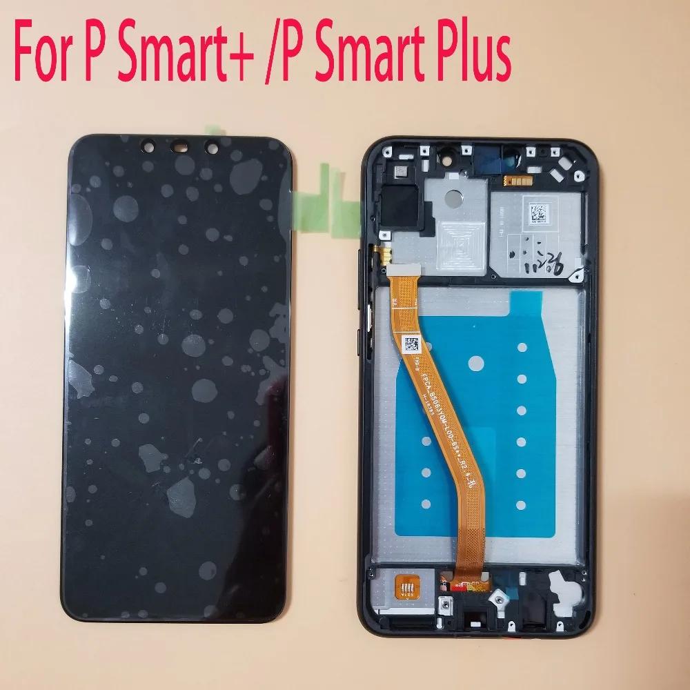

With Frame 6.3'' For Huawei P Smart+ / P Smart Plus INE-LX1 INE-L21 LCD Display Touch Screen Digitizer Assembly Replacement