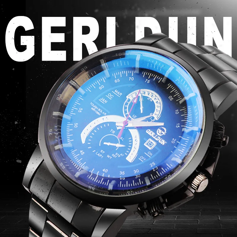 Мужские часы Relojes новые роскошные модные из нержавеющей стали для мужчин