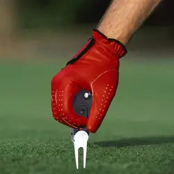 Dropship 1 шт. Divot гольфа инструмент для ремонта шаг Switchblade очиститель для гольфа вилы принадлежности для гольфа положить зеленый вилка