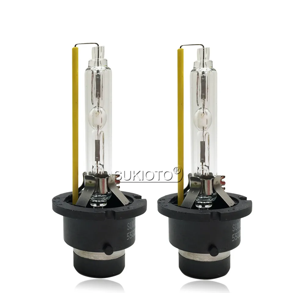 SUKIOTO 2PCS Xenon 55W D2S D4S xenon HID Bulb Fast Bright 5500K D2R D4R hid Projector Lens bulb for BMW BENZ AUDI Car Headlights (2)