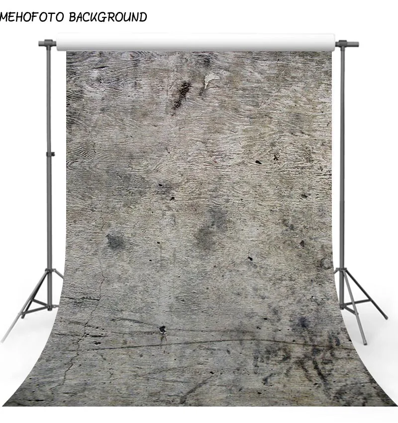

Grey Damage Exposed Wood Brick Wall Backgrounds for Photo Studio Vinyl Photography Backdrops Lv-1637