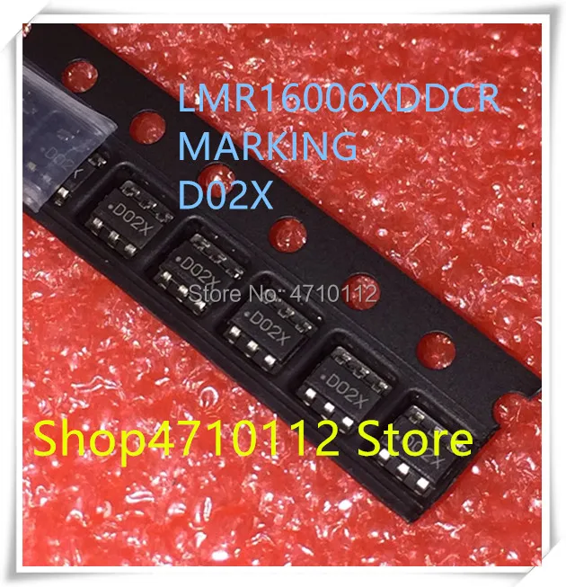 NEW 10PCS LOT LMR16006XDDCR LMR16006X LMR16006 MARKING D02X SOT23 6 IC