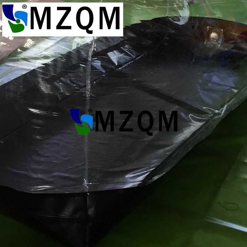 MZQM L2.5* W1* 1,4 м ПВХ надувное укрытие мотоцикл капсула витрина, надувной пыленепроницаемый прозрачный тент для автомобиля, автомобиль для хранения