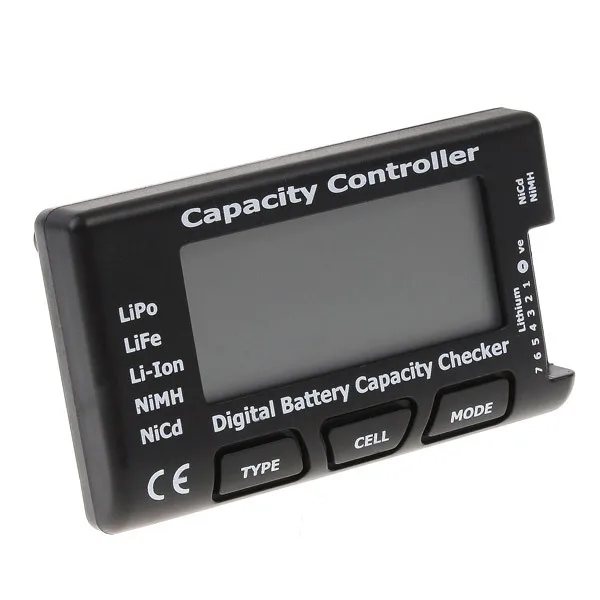 

Xiangtat RC CellMeter-7 Digital lipo battery capacity checker for RC helicopter Li-ion NiMH Nicd