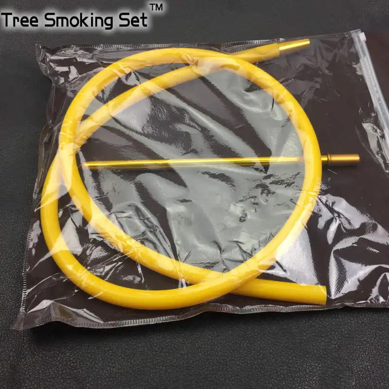 1 шт. 8 м алюминиевая ручка мундсоветы Shisha силиконовый шланг для кальяна кальянный