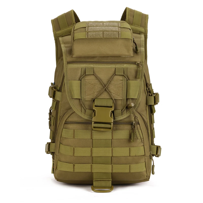 45L Large Capacity Man Army Tactical Backpacks Military Assault Bags Outdoor Molle Pack For Trekking Camping Hunting Bag - Цвет: khaki