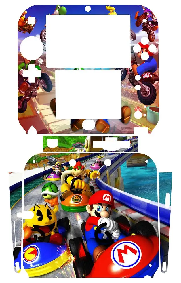 Super Mario Kart 112 Vinyl Skin Sticker Protector for Nintendo 2DS